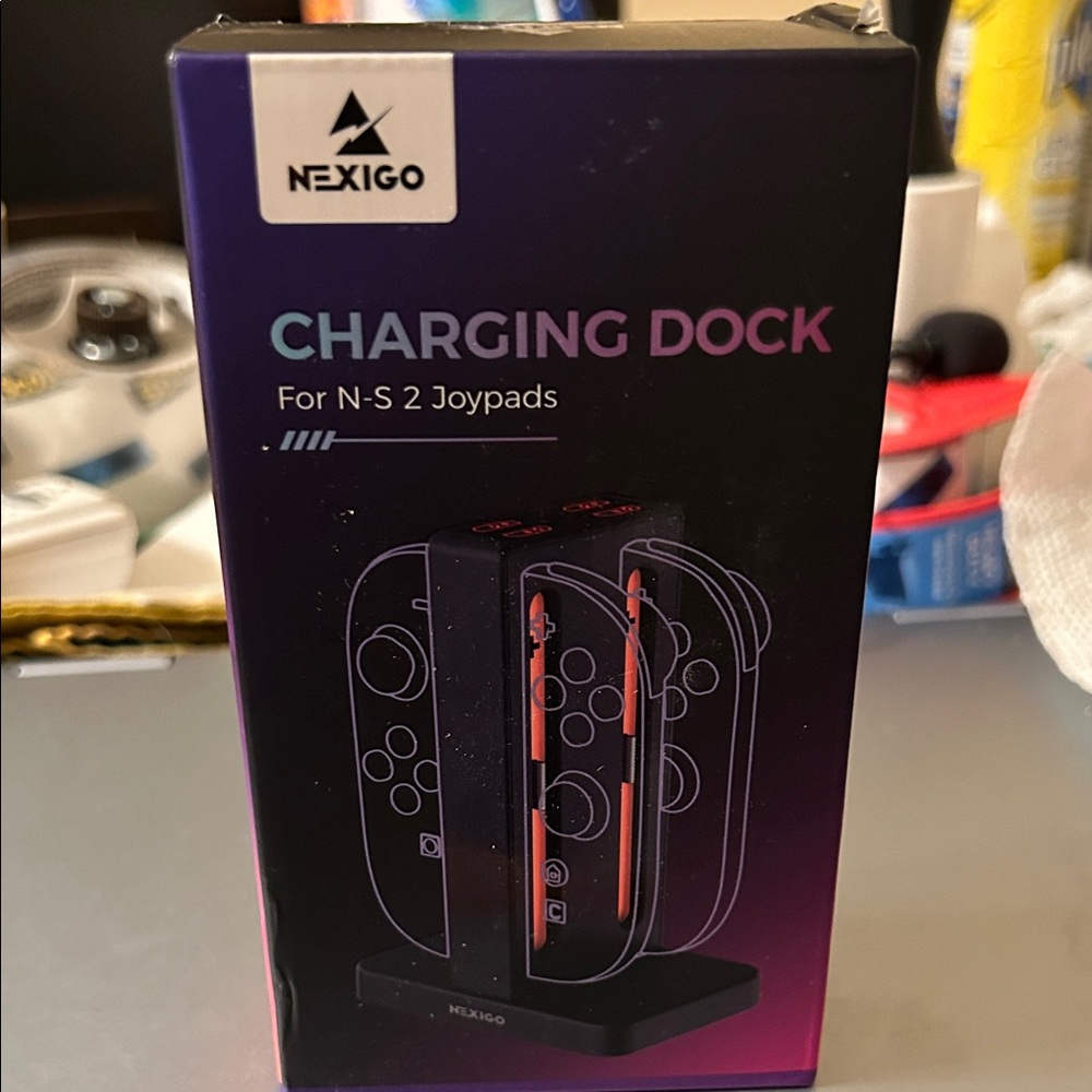 Black Charging Dock for N-S 2 Joypads